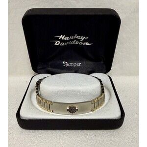 Harley Davidson 2-tone Speidel ID Bracelet
